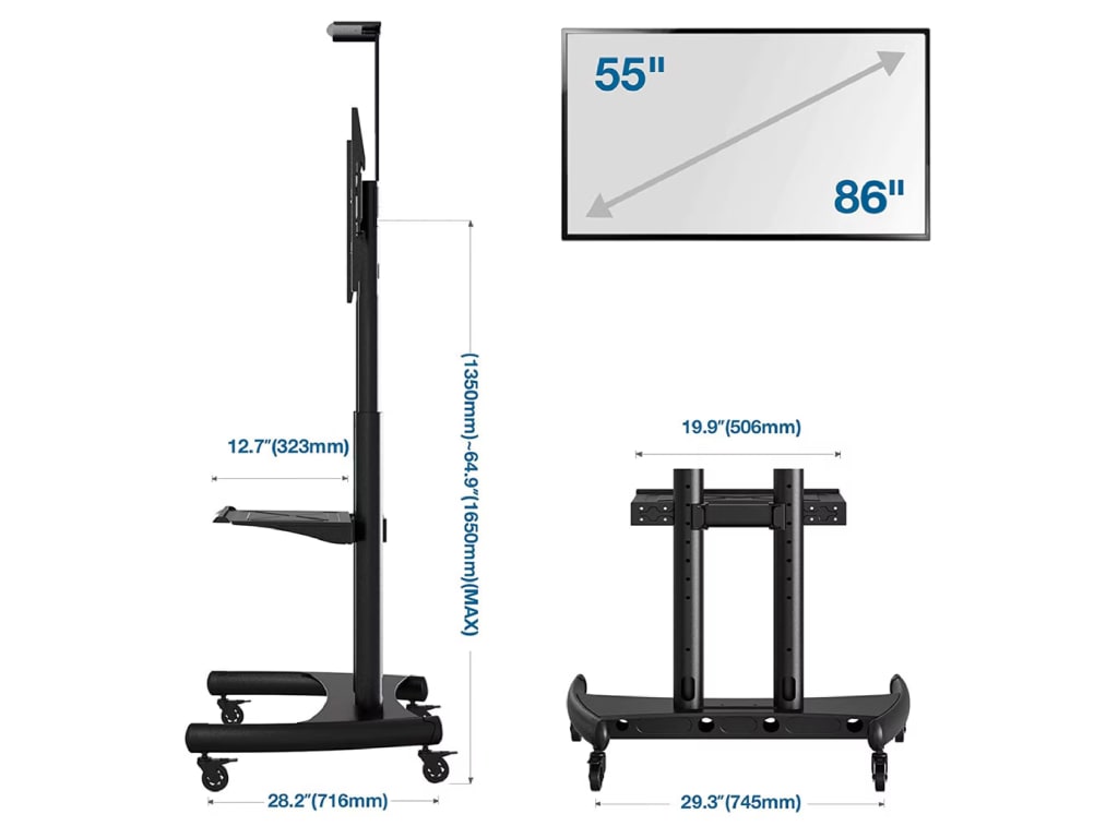 InFocus INA-MCART - Mobile Cart for 86" Displays