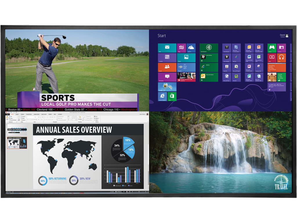 Planar 50" 4K Interactive Screen - 20 Touch Points