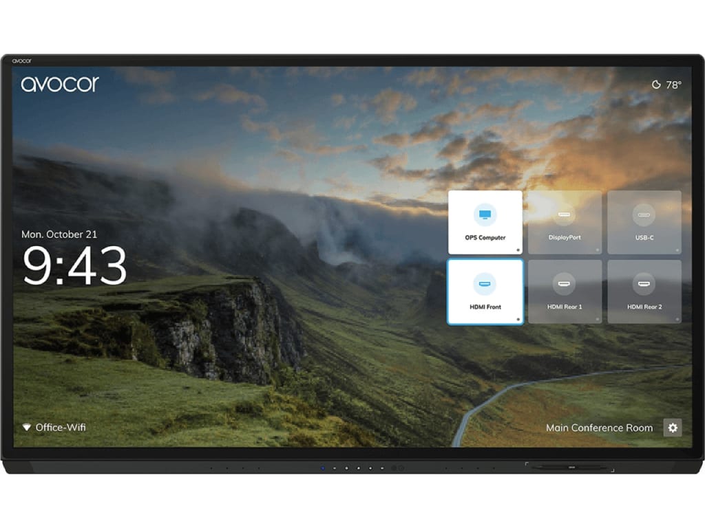 Avocor AVG-8560 - 85" 4K Interactive Screen