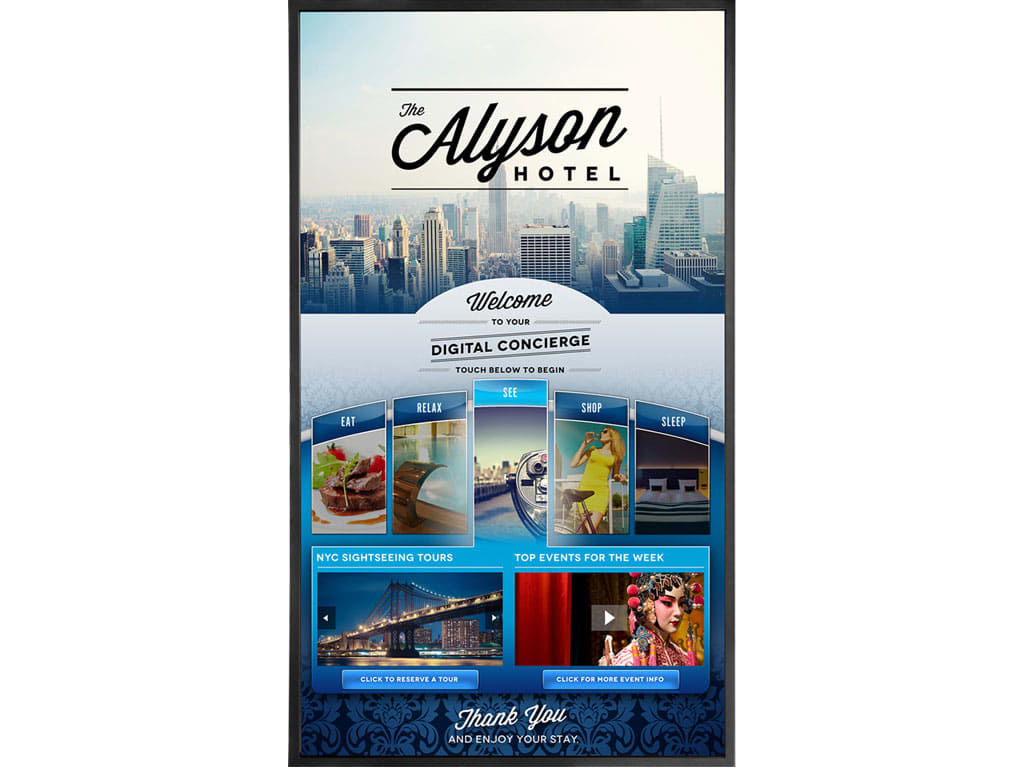 Planar 50" 4K Interactive Screen - 20 Touch Points