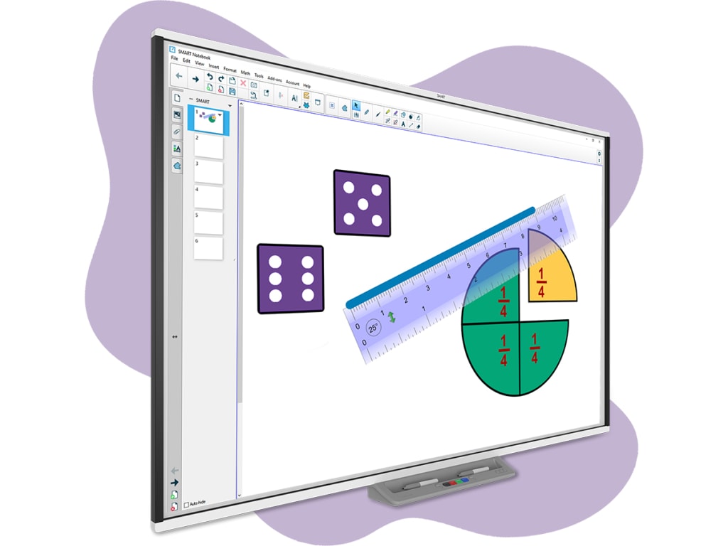 SMARTBOARD Interactive Whiteboard w/Learning Suite, 94" 16:9 20 Touch Points