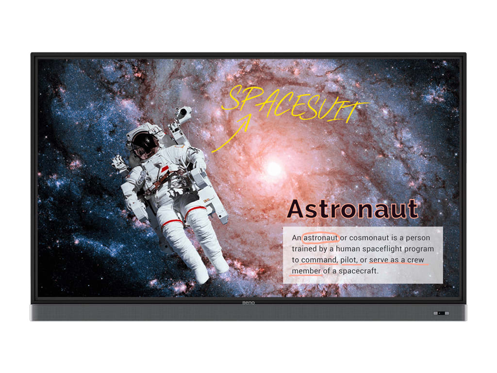 BenQ RM8602K - 86-inch 4K UHD Interactive Flat Panel Display for Education