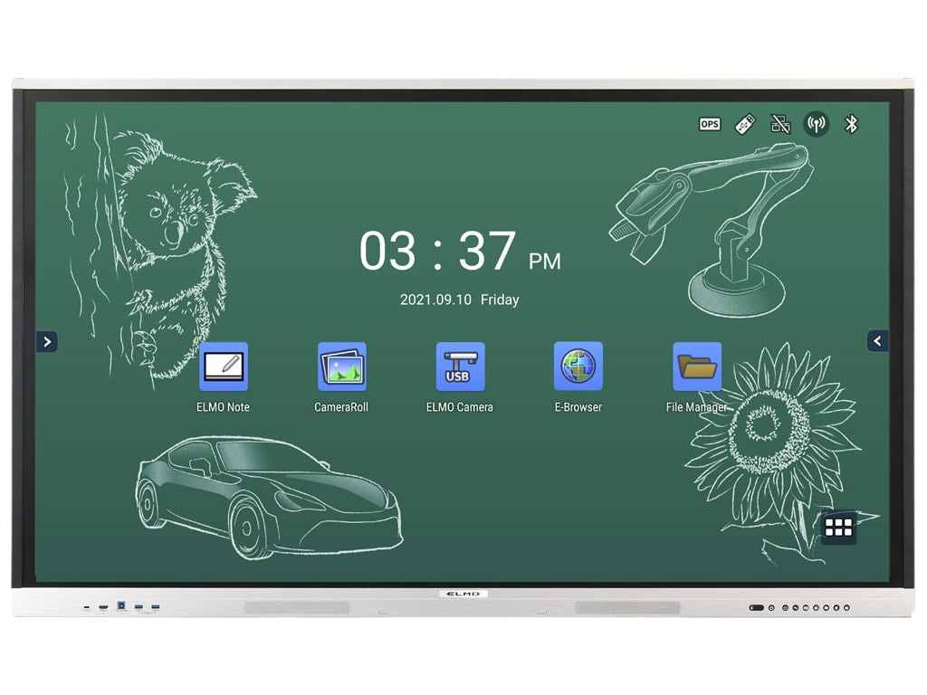 ELMO EL75R2 75" Inch Board Interactive Flat Panel