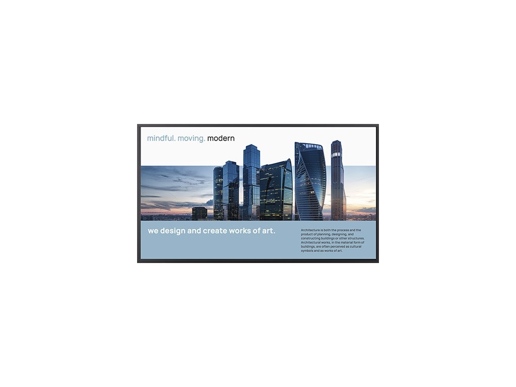 Sharp PN-HE651 - 65" Class Professional Display