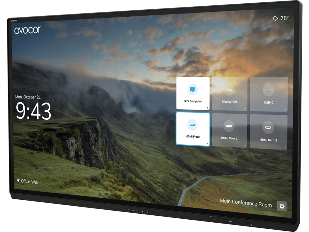 Avocor AVG-7560 - 75" Interactive Screen