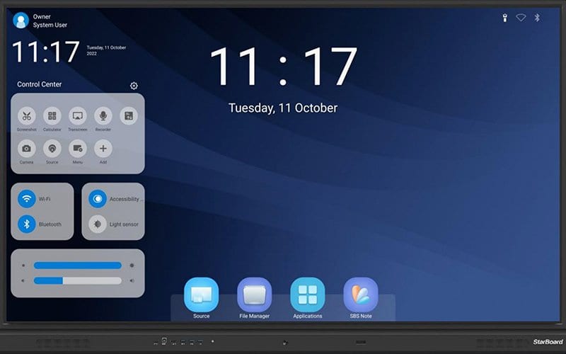 StarBoard 65" 4K Interactive Flat Panel Display