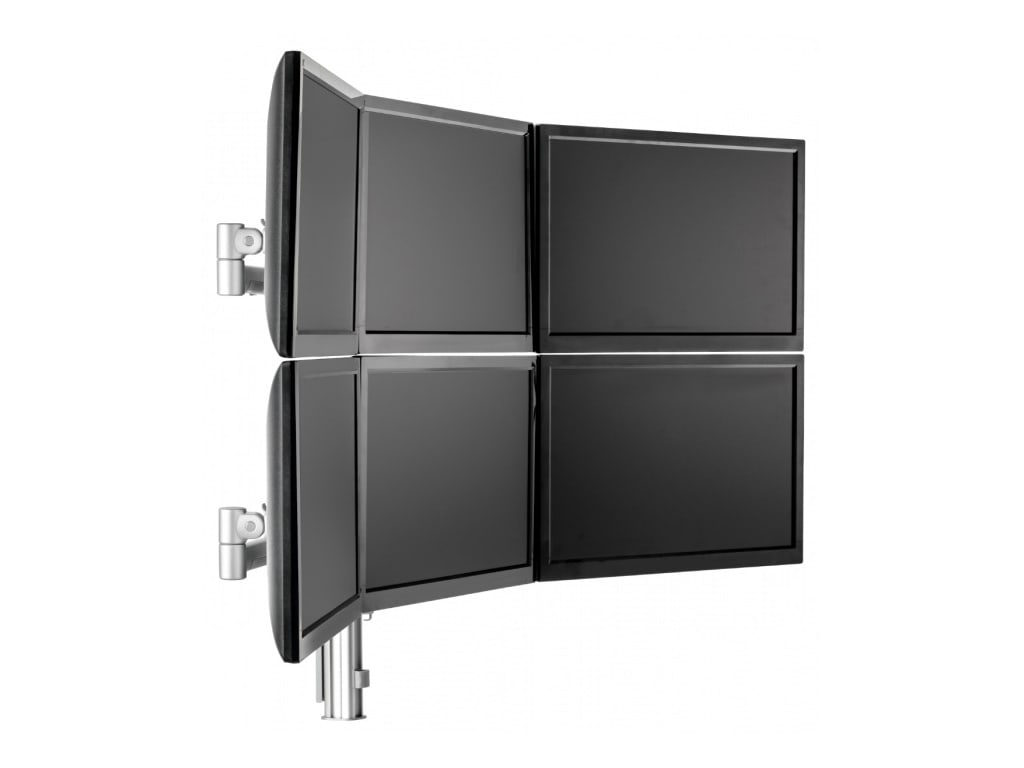 Atdec AWMS-6-13717-H-B - Six Monitor Arm Desk Mount (Black)