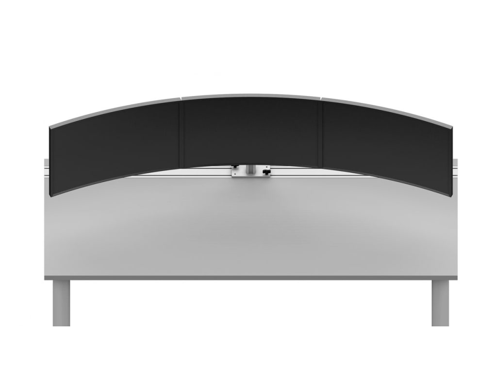 Atdec AWMS-3-137S4-H-S - Triple Monitor Arms (Silver)