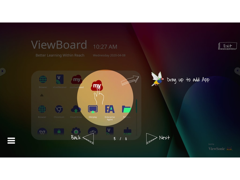 ViewSonic IFP8652-1C - 86" View Board Interactive Screen