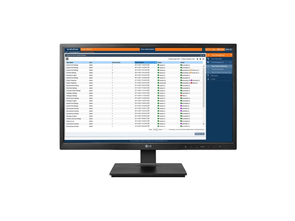 LG 24CK550N-3A - 24” FHD IPS All-in-One Thin Client Non-OS with Dual Display Support, Built-in Speakers & Fanless Design