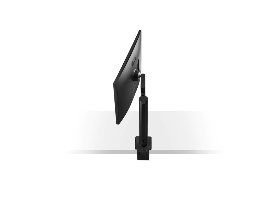 LG 27BN88Q-B - 27-inch Ergo IPS QHD Monitor with Ergonomic Stand & C-Clamp, USB Type-C, DCI-P3 95% (typ.), HDR10, and AMD Freesync