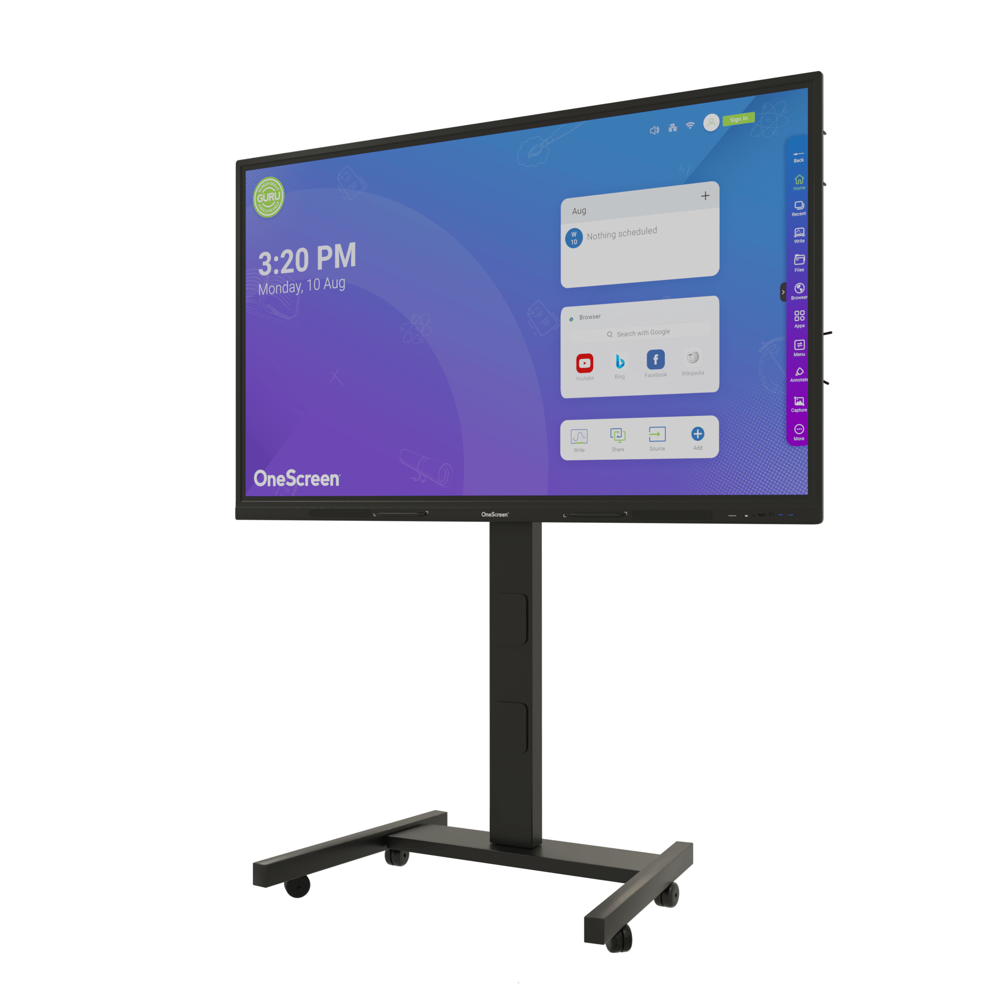 OneScreen TL7 86" Interactive Touchscreen