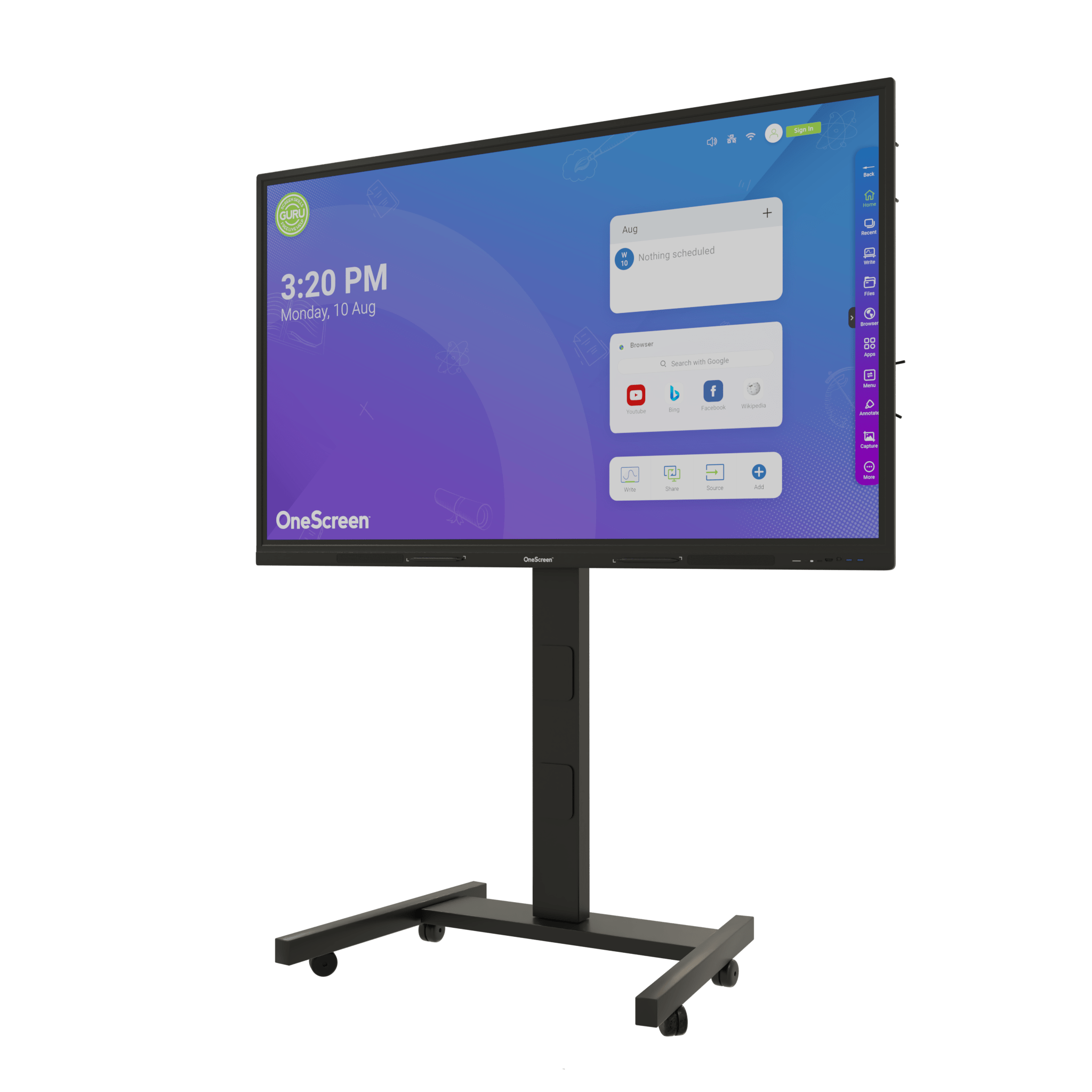 OneScreen TL7 98" Interactive Touchscreen