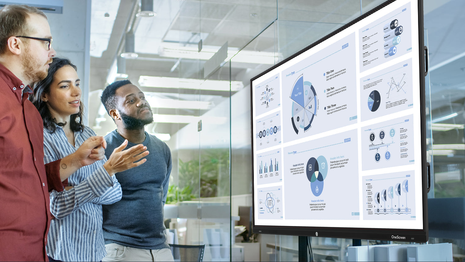 OneScreen TL6 65" Interactive Touchscreen