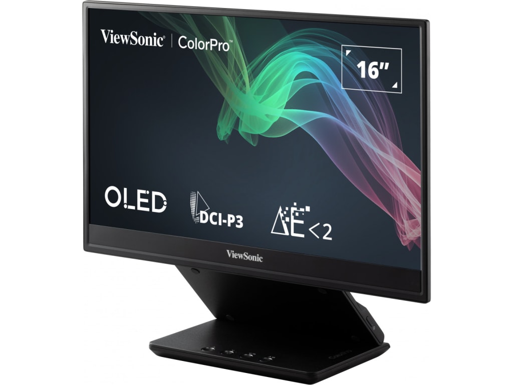 ViewSonic VX1655-4K-OLED - 15.6" Portable OLED Monitor, 60 Hz, 16:9