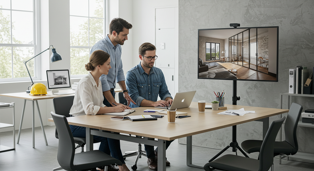 Integrating Portable Monitors into Interior Design to Streamline Creat