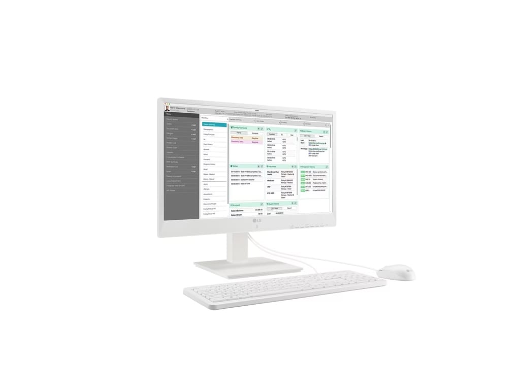 LG 24CN670NK6A - 23.8” IPS Full HD All-in-One Thin Client for Medical & Healthcare with Dual-band RFID and Quad-Core Processor