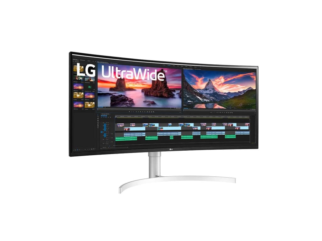 LG 38BN95C-W - 38" QHD+ Nano IPS Curved UltraWide Monitor with Thunderbolt and 1ms Response Time