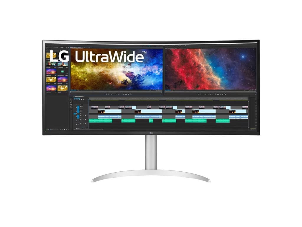 LG 38BP85C-W - 37.5" UltraWide Curved Monitor with HDR10 and AMD FreeSync