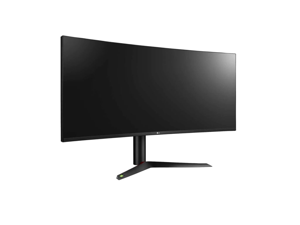 LG 38GN95B-B - 38" Nano IPS Gaming Monitor with 1ms Response Time, QHD Resolution, Curved Display, and 144Hz Refresh Rate