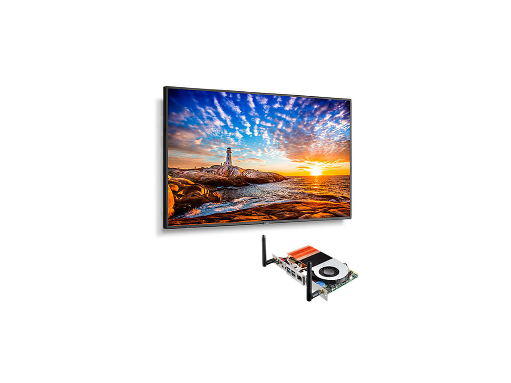 NEC P555-PC5 - 55" Professional Display with Intel PC, 4K 60 Hz, 700 cd/m2