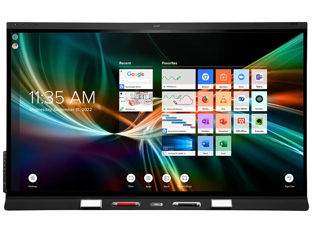 SMARTBOARD SBID-6275S-V3-P - 75" Interactive Screen with iQ, 4K UHD LED 60 Hz (Black)