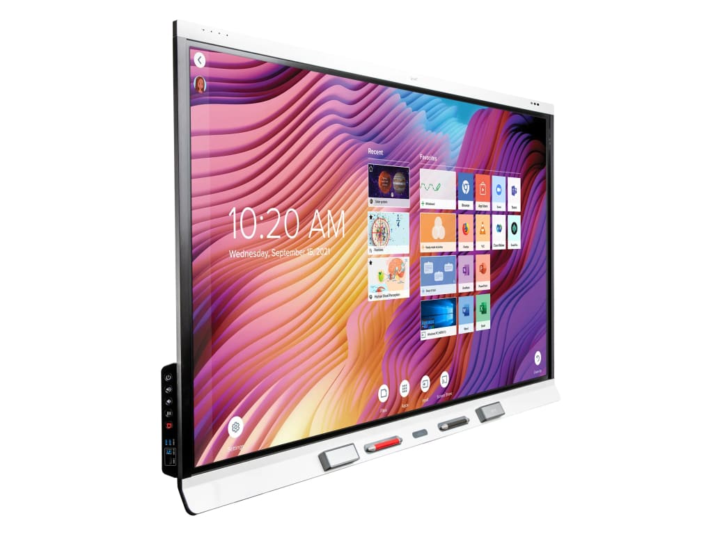 SMARTBOARD SBID-6275S-V3-P - 75" Interactive Screen with iQ, 4K UHD LED 60 Hz (Black)