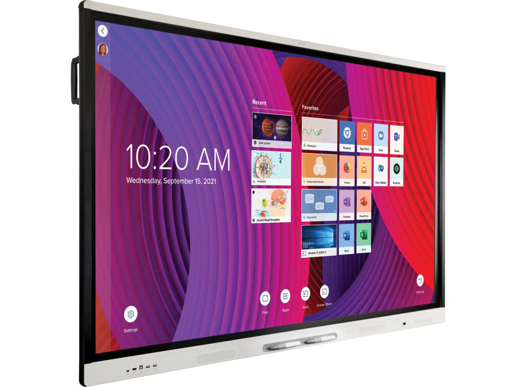 SMARTBOARD SBID-MX286-V3N-PW - 86" Interactive Screen with IQ, 4K UHD (No HDMI Out)