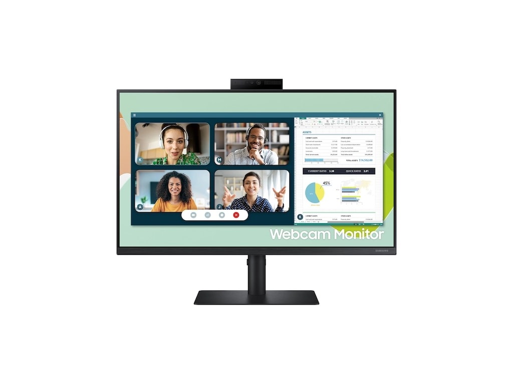 Samsung S24A400VEN - 24" Flat Monitor with Built-in Webcam and IPS Panel