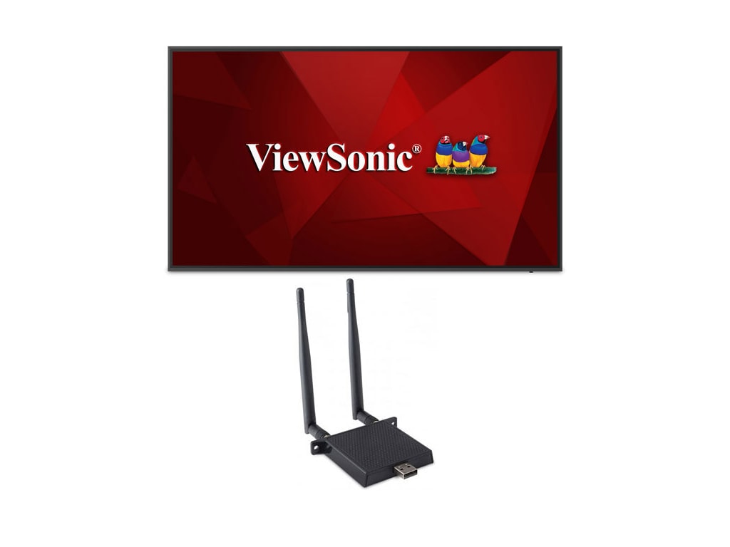ViewSonic CDE7520-W1 - 75" Presentation Screen (Black)