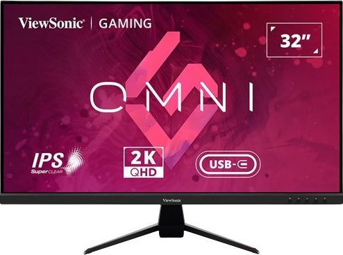 ViewSonic VX3267U-2K - 32" IPS Monitor with USB-C and HDR10, 1440P
