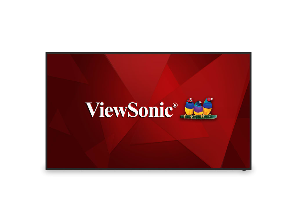 ViewSonic CDE7512-E1 - 75" 4K Ultra HD Display with WMK-077 Fixed Wall Mount