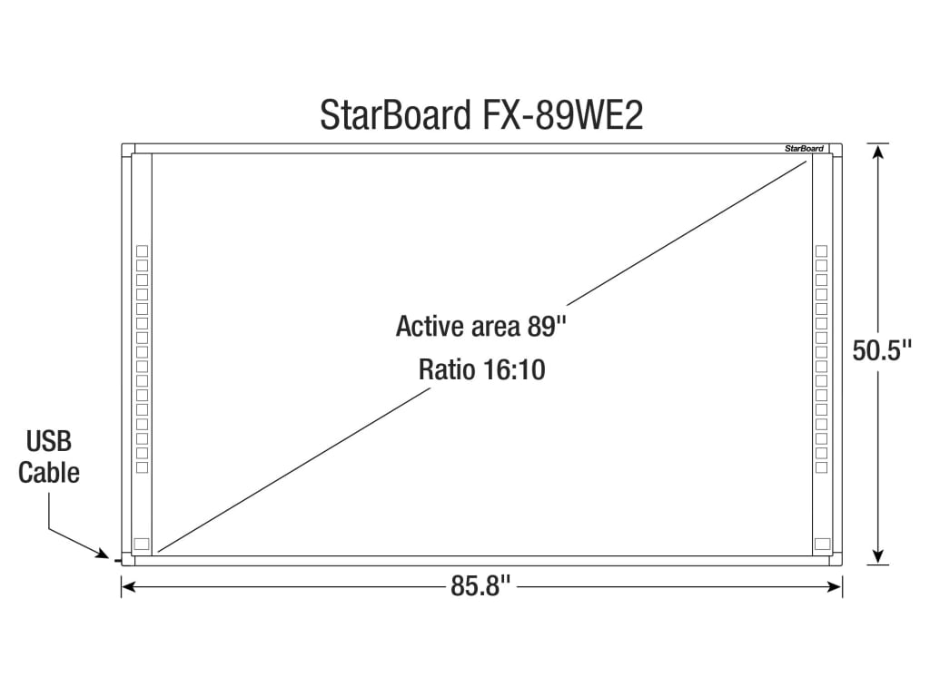 Starboard FX-89WE2 Interactive Whiteboard