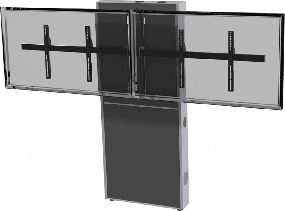 AVFi LFT7000WM-D - Wall Mounted Dual Monitor Lift Stand (Grey)