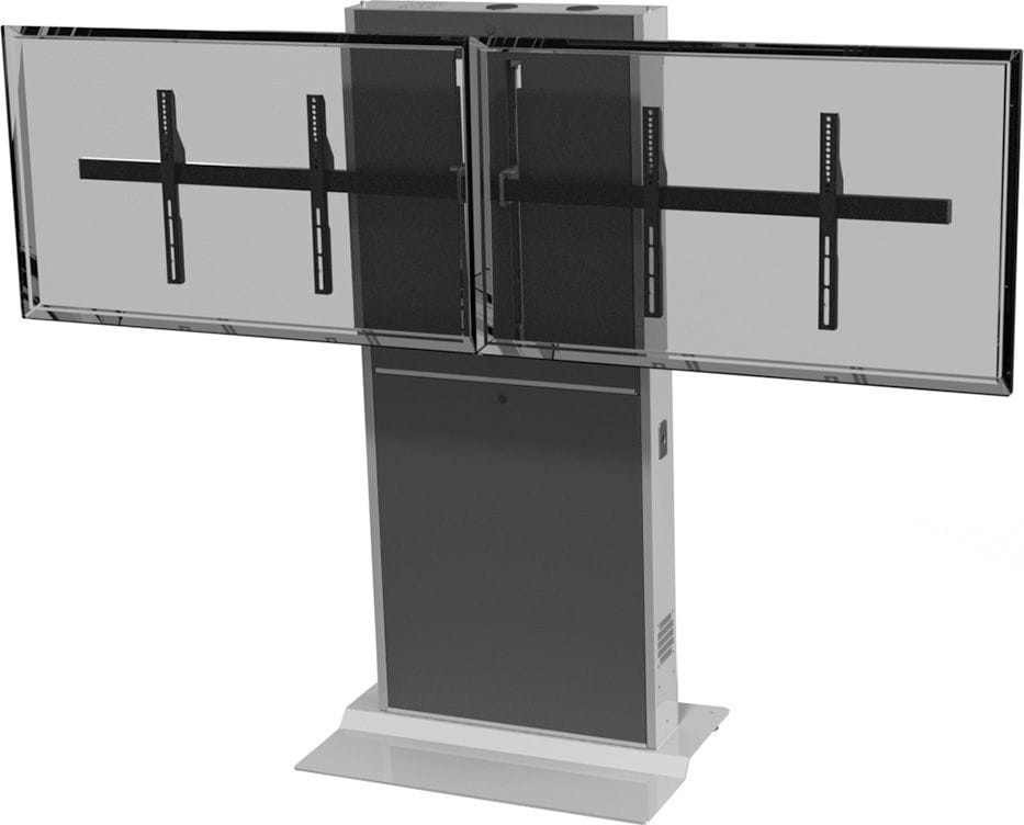 AVFi LFT7000FS-D - Fixed Lift Stand for Dual 42"-70" Displays