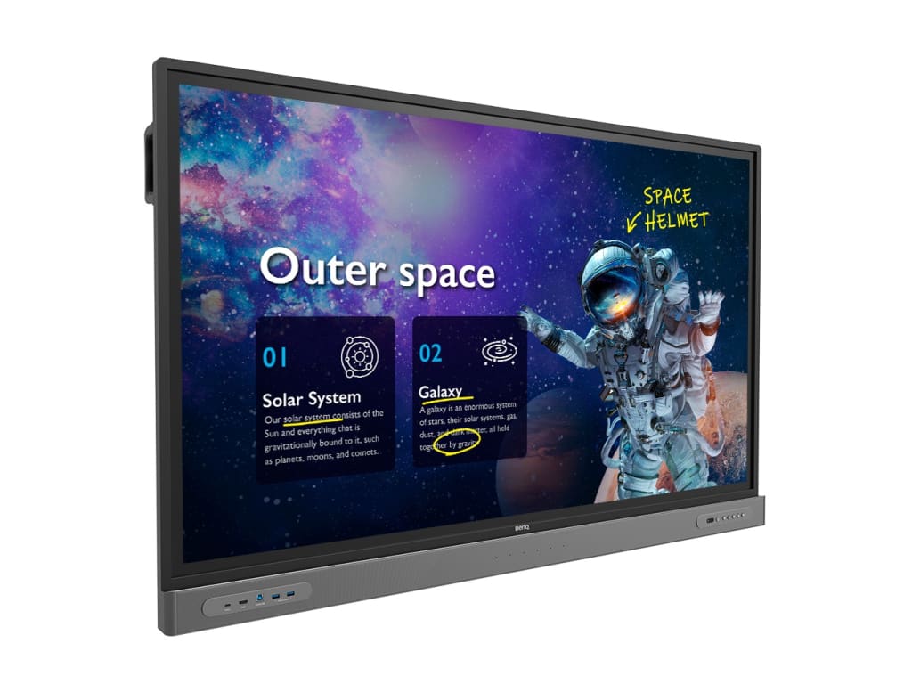 BenQ RM6503 - 65" Interactive Screen with 4K Resolution and 40 Touch Points