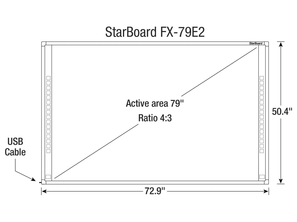 Starboard FX-79E2 Interactive Whiteboard