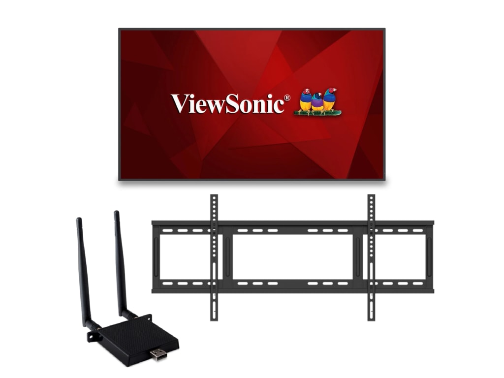ViewSonic CDE4330-E1 - 43" 4K Digital Display Bundle