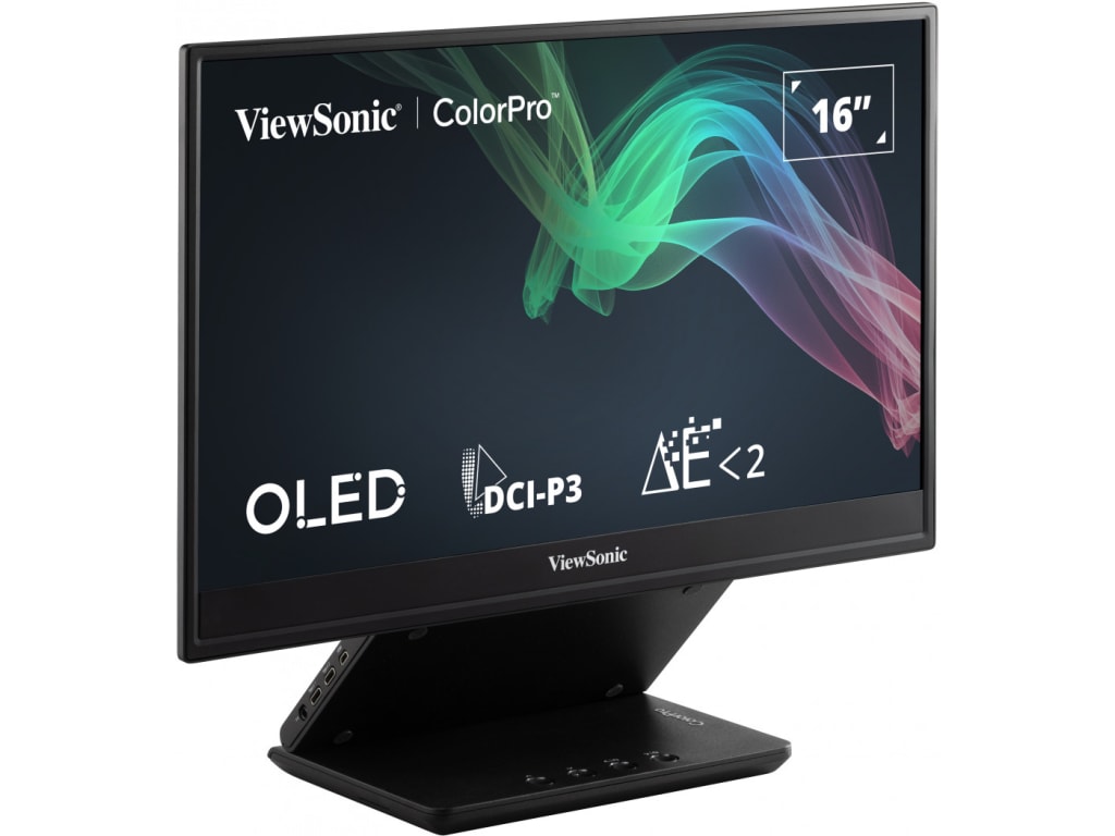 ViewSonic VX1655-4K-OLED - 15.6" Portable OLED Monitor, 60 Hz, 16:9